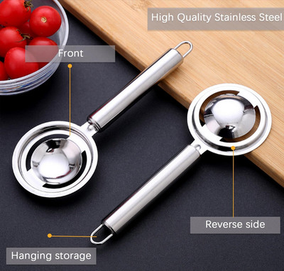 Stainless Steel Egg Separator Yolk White Filter Kitchen Baking Cooking Tool