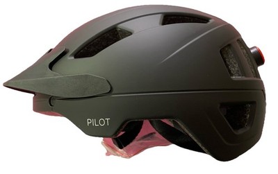 GOOFF Pilot S-Pedelec Helm Fahrradhelm mit Visier und Licht Größe S 51-54