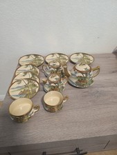 Set vintage dipinto a mano Satsuma Soko China made in Japan set incompleto
