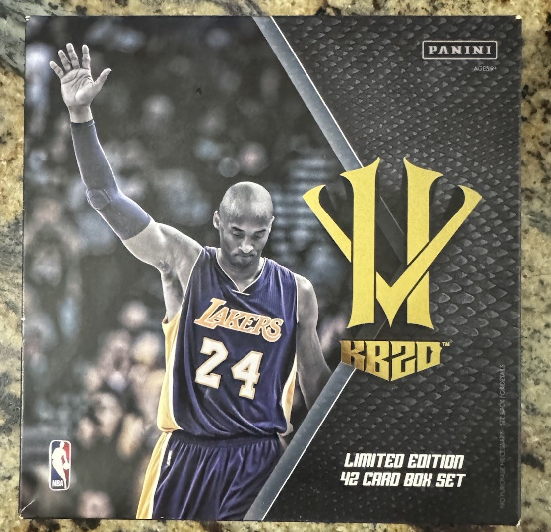 Panini 2015-16 Kobe Bryant Black Mamba Hero Villain Card Box Set