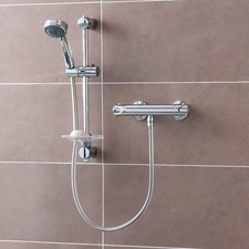 Image of Triton Dene Cool Touch Thermostatic Bar Mixer Shower Chrome 3 Spray UNDETHBMCT
