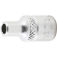 "Bgs SteckschlüSsel-Einsatz ZwöLfkant Antrieb Innenvierkant 6,3 Mm (1/4\") SW 5/32"
