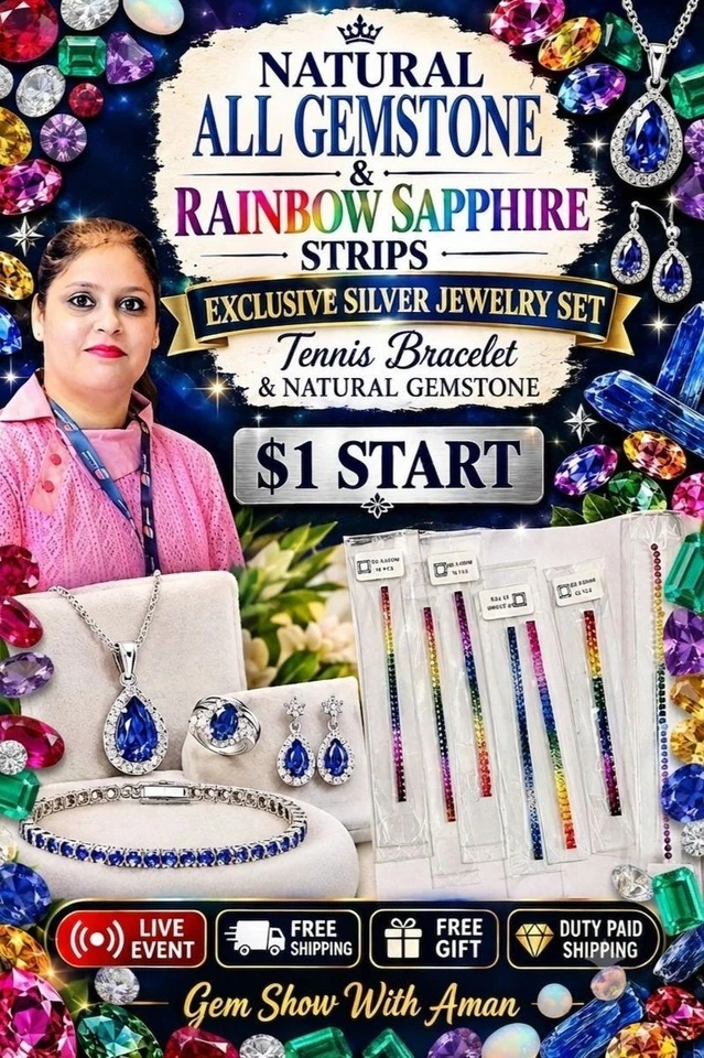 Top Quality Stunning Natural Loose Gemstone and Jewelry Show Don't Miss