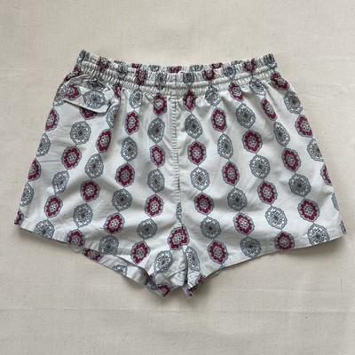 Vintage 50s 60s Jantzen Atomic Novelty Print Cotton Swim Trunks Shorts Sz 38