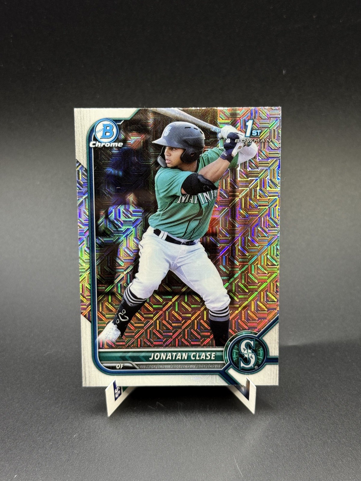 2022 Bowman Chrome 1st Jonatan Clase #BCP-118 Prospect Mojo Refractor