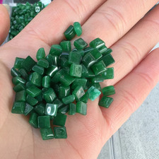 50pcs 4mm Natural Malaysian Jade Stone Square CAB CABOCHON DIY Jewelry Making