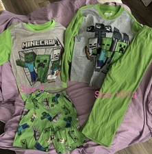 minecraft pajamas for boys Size 8 Size 10/12 Mix And Match Set