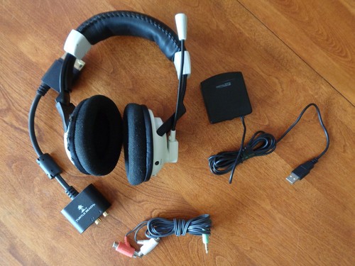 Turtle Beach Ear Force X31 Xbox 360 Headset RF Transmitter und Kabel GETESTET VG001