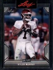 2019 Leaf Draft Kyler Murray Rookie Card #01 - Oklahoma Sooners / Cardinals. rookie card picture