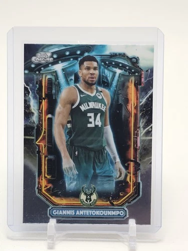 GIANNIS ANTETOKOUNMPO 2025-26 TOPPS COSMIC CHROME EXTRATERRESTRIAL TALENT Q5099