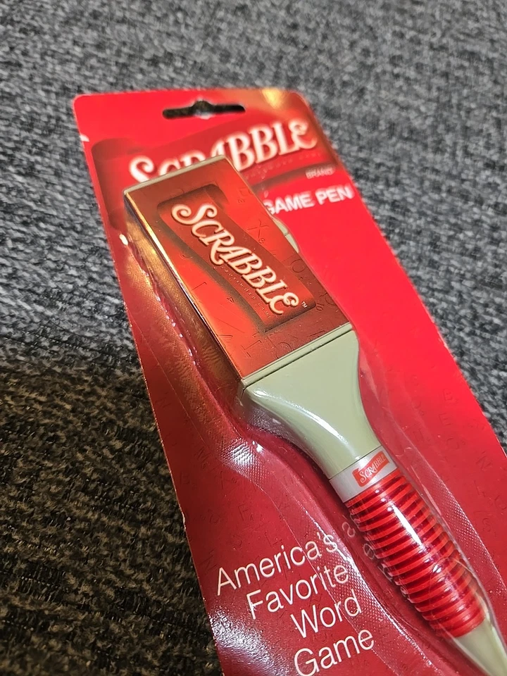 Vintage 2003 Scrabble Game Pen Hasbro New Old Stock In Damaged Package - Image 2 of 4