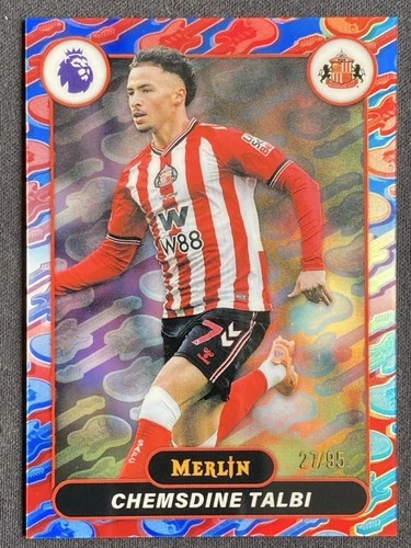 Chemsdine Talbi 2025-26 Topps Merlin Premier League Battle of Britpop /95 #167
