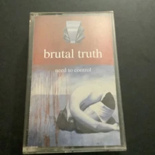 Brutal Truth ‎– Need To Control CASSETTE EARACHE USA  Near MINT.