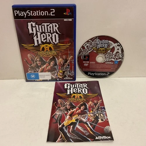Guitar Hero Aerosmith PS2 PlayStation 2 PAL - VGC - Free Post