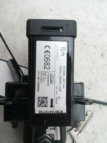 980063008002 ignition switch set for CITROEN C4 PICASSO II 1.6 2013 20686093 - Picture 3 of 3