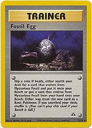 Pokemon Neo Discovery  72/75 Fossil Egg Card