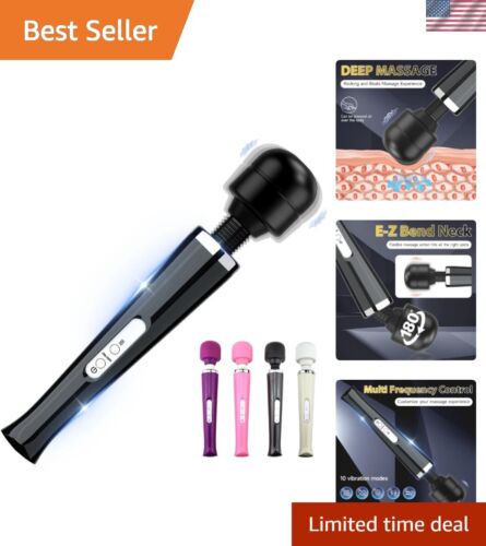 Electric Massager Powerful 10 Speed Body Relaxation Deep Tissue Muscle Relief...
