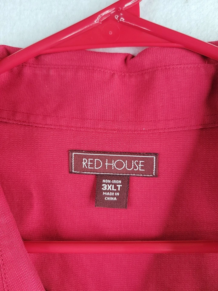 Camisa de bolsillo de manga larga roja con logotipo de Lennox para hombre 3XL Foto 2 de 4