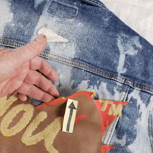 Hyde Park Goods You're Aren't Invited Denim Vest Streetwear Men Sz LARGE Relaxed - Picture 13 of 14