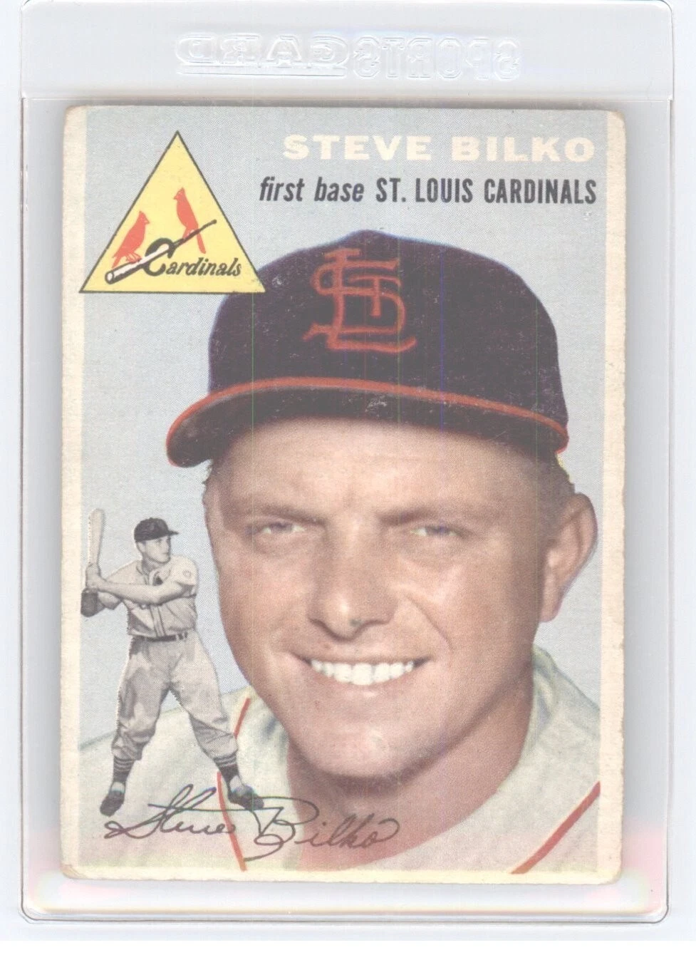Steve Bilko trading card