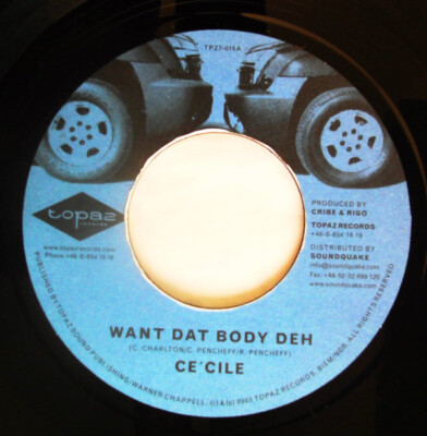 Cecile - Want Dat Body Deh / Shake What Ya Mama Gave Ya / VG+ / 7