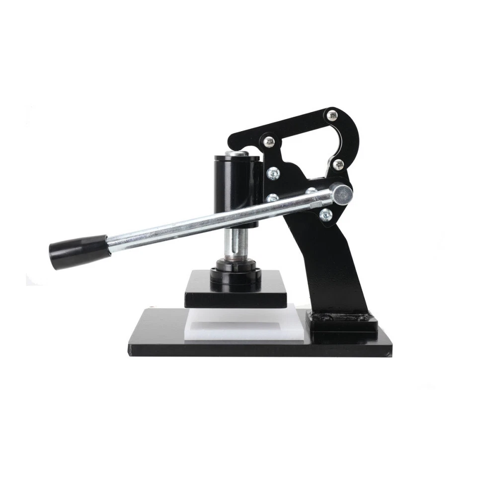 Troqueladora de corte manual de cuero prensa estampado muestreo herramienta Foto 4 de 4