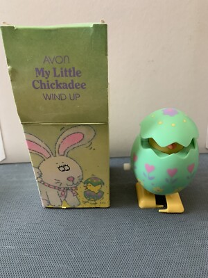 AVON*MY LITTLE CHICKADEE WIND UP COME OUT AND PLAY WITH ME*NIB*1991 NEW