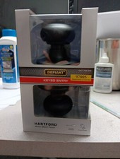 Defiant Keyed Entry Hartford Matte Black Finish