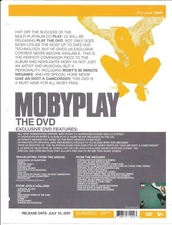 MOBY Rare VINTAGE 2001 PROMO TRADE AD Poster for Play DVD MINT 8.5x11