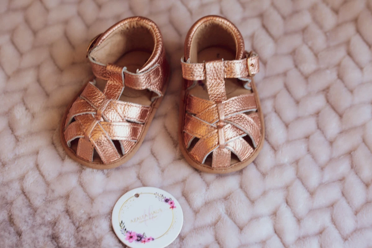 Baby Girls Leather Sandals Baby Shoes Prewalkers eBay