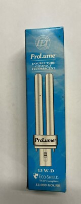 Halco 109148 PL13D/35-PRO 13W T4 DOUBLE TUBE 2P 3500K Gx23-2 ECO Task-Sconce