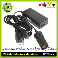 110V AC to DC 12V 5A Car Power Adapter Converter Cigarette Lighter Socket 60W