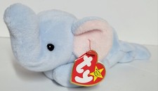Ty 1995 Original 4th Generation Beanie Baby  "Peanut" the Elephant Collectible 