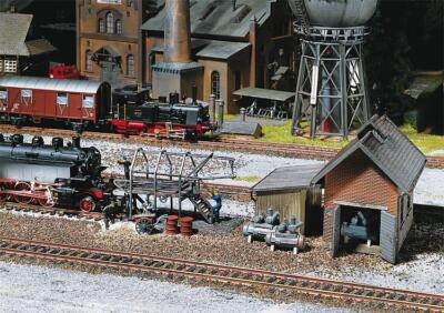 Faller 222138 Scale N Accessories For Freight Yard And Two Water Pumps