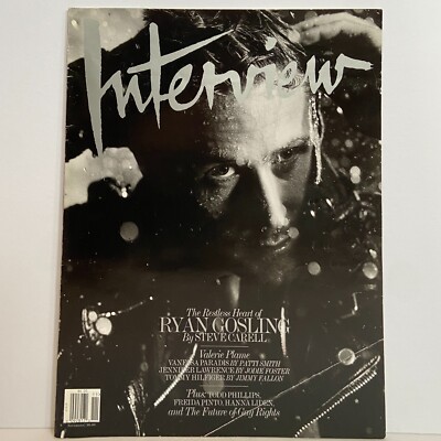 INTERVIEW MAGAZINE NOVEMBER 2010 RYAN GOSLING COVER