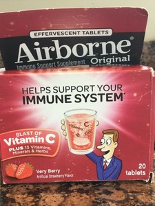 Airborne Vitamin C Immune System Support Very Berry 20 Tablets FREE SHIPPING! D4 eBay Airborne Vitamin C Immune System Support Very Berry 20 Tablets FREE SHIPPING! D4 eBay