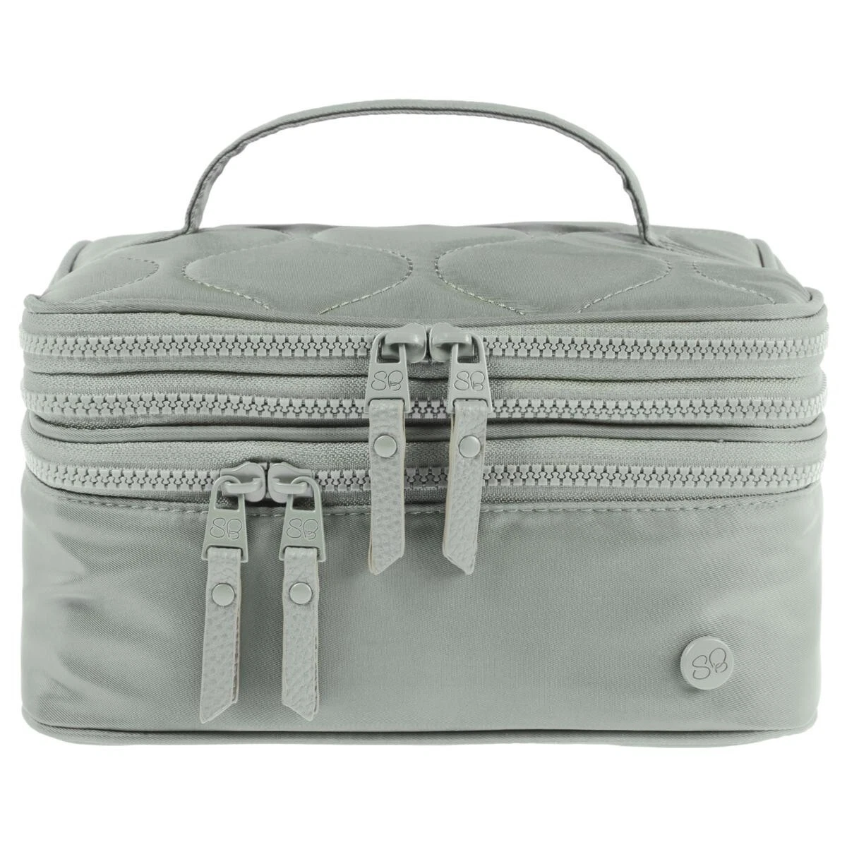 Samantha Brown To-Go Expandable 2-Tier Organizer Sage Green NWT