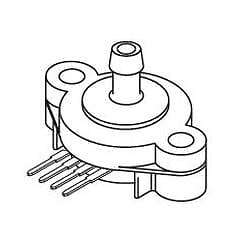 1Pcs MPX5700ASX Unibody-6 Board Mount Pressure Sensors 6-PIN UNIBODY WITH PORT
