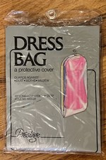Vintage Whitmore Long Dress Bag Closet Storage Zippered Hanging Bag 24" x 48"