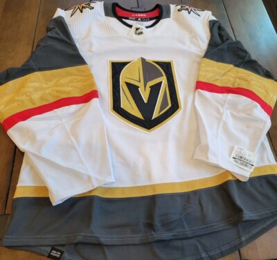 Vegas Golden Knights MIC Authentic Adidas Primegreen Team Issued White  Jersey 54