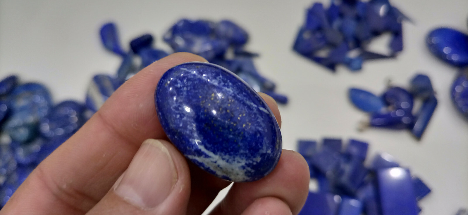 3350 Grams Lapis Lazuli Polished Mix Shape Lot Nieuwe verkoop