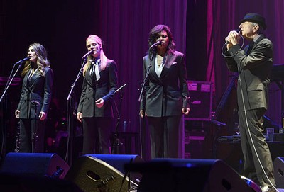 Leonard Cohen performs in support his Old Ideas release at The Pa - Old Photo 12