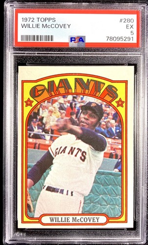 1972 Topps #280 Willie McCovey PSA 5 - Picture 1 of 2
