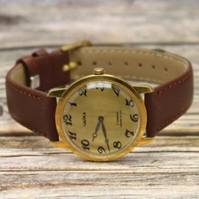 CHAYKA UGLICH Gilded slim mens watch USSR Soviet watch Chaika ЧАЙКА⌚