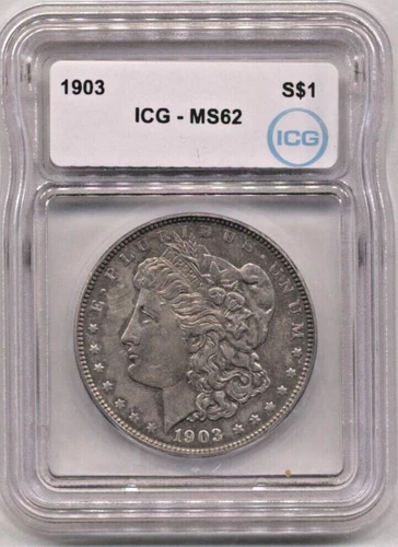 1903 Morgan Silver Dollar $1 ICG MS62