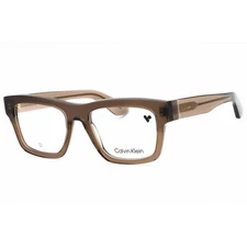 Calvin Klein Men's Eyeglasses Brown Acetate Square Full Rim Frame CK24525 200