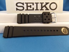 Seiko WatchBand SKX173 Divers 22mm Resin Stra...