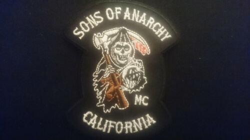 Patch Aufnäher Aufbügler Sons of Anarchy MC California Biker Kutte 8,7x7,3 cm - Bild 1 von 1