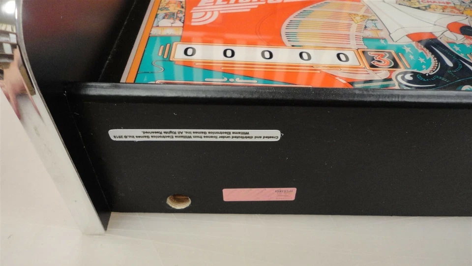 Bally Captain Fantástico Cabezal de Pinball Pantalla LED Caja de Luz Foto 4 de 4