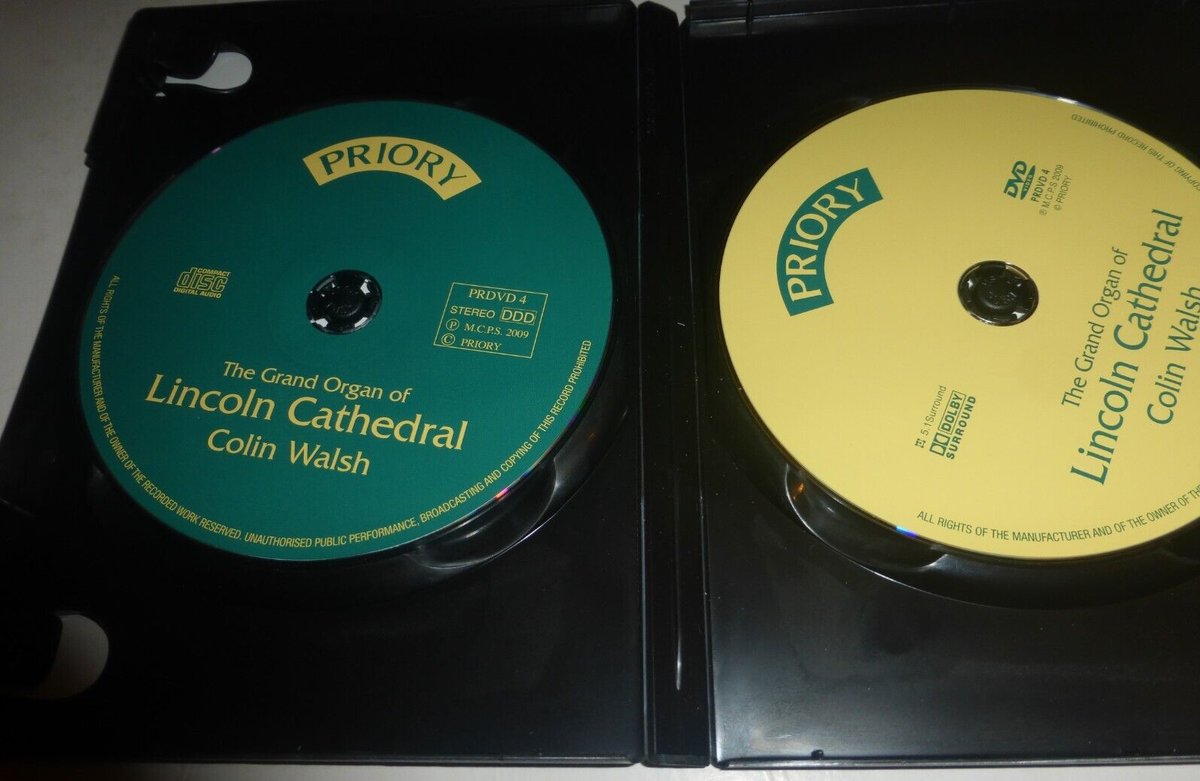 The Grand Organ of Lincoln Cathedral (DVD & CD) [2014] Colin Walsh  